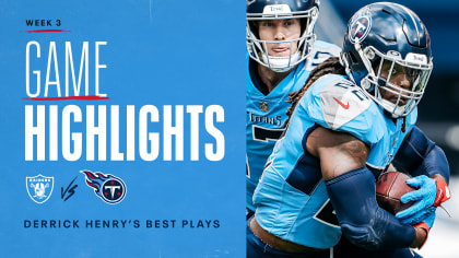 Henry, Titans hold on for the win, Tennessee Titans, Las Vegas Raiders