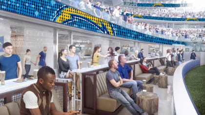 Los Angeles Chargers unveil premium seating at new L.A. Stadium