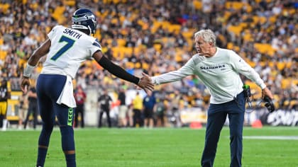 Acrisure Stadium. 13th Aug, 2022. George Pickens #14 during the Pittsburgh  Steelers vs Seattle Seahawks game in Pittsburgh, PA at Acrisure Stadium.  Jason Pohuski/CSM/Alamy Live News Stock Photo - Alamy