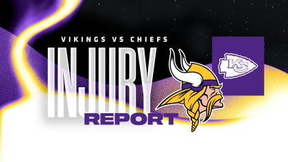 Vikings vs. Buccaneers Injury Report — Week 1