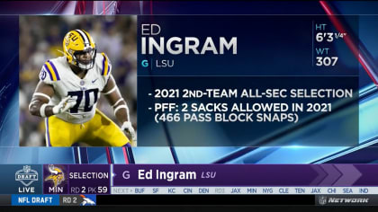 Former DeSoto OL Ed Ingram selected by Minnesota Vikings in second