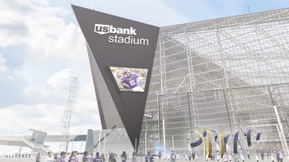 Vikings introduce horn sculpture for stadium plaza