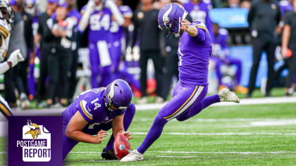 Vikings hang on for 28-25 win over Saints in London