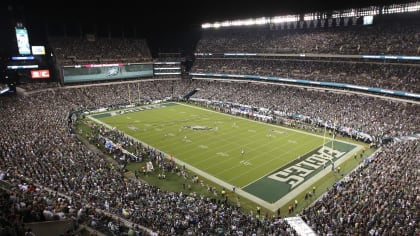 View of the stadium as the fireworks go off for the opening kick off prior  to the NFL football game between the Minnesota Vikings and the Philadelphia  Eagles, Monday, Sept. 19, 2022