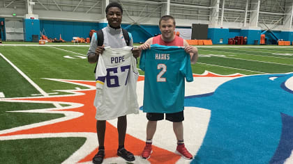 Miami Dolphins host Training Camp for youth flag football players