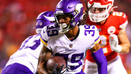 Minnesota Vikings defensive back Parry Nickerson (39) during an NFL  football game against the Chicago Bears, Sunday, Jan. 9, 2022 in  Minneapolis. Minnesota won 31-17. (AP Photo/Stacy Bengs Stock Photo - Alamy