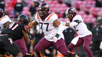 With the 23rd overall pick in the 2021 NFL Draft, the Minnesota Vikings  select Virginia Tech OT Christian Darrisaw. 