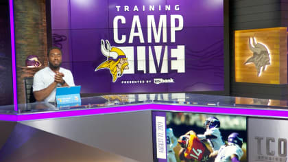 Monday at Vikings training camp.