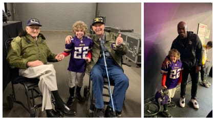 During his battle with leukemia, Charlie Huizinga's Make-A-Wish America was  to suit up and play catch with Adam Thielen and Justin Jefferson. Coach, By Minnesota Vikings