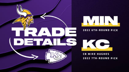 Kansas City Chiefs trade for Mike Hughes, ex-Vikings 1st-round pick