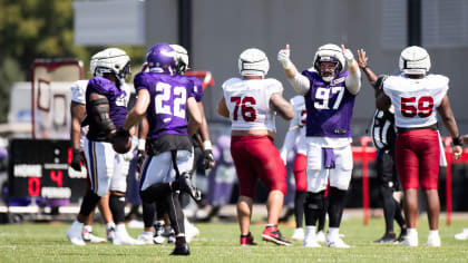 Arizona Cardinals cornerback Byron Murphy Jr. (7) on the field during the  first half of an NFL football game against the Minnesota Vikings, Sunday,  Oct. 30, 2022 in Minneapolis. (AP Photo/Stacy Bengs