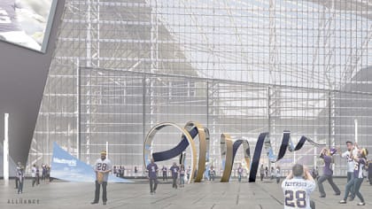 U.S. Bank Stadium Vikings 'The Horn' sculpture stretches 100 feet