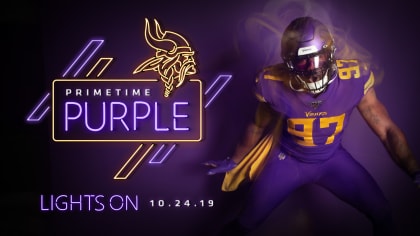 Kyle Rudolph color rush Vikings jersey