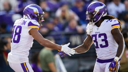 Minnesota Vikings fullback Jake Bargas (36) plays during an NFL