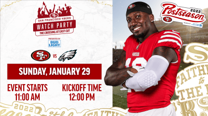 San Francisco 49ers vs. Los Angeles Rams Watch Party in San