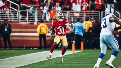 WATCH: 49ers' Raheem Mostert scores 3 touchdowns in first half vs