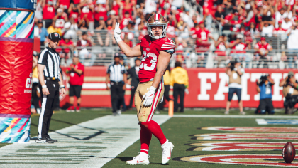 Photos from San Francisco 49ers' Christian McCaffrey scores four