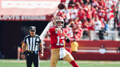 Brandon Aiyuk Snags 42-Yard Pass to Move the Sticks Against the