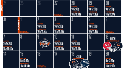 Chicago Bears 2022 training camp tickets on sale now