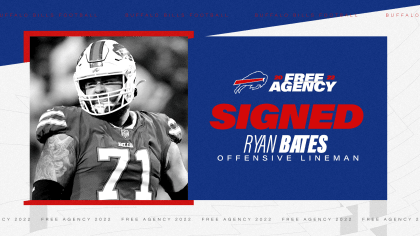 Ryan Bates signed a four-year contract with the Bills