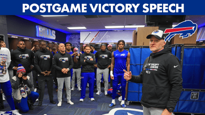 Exclusive Look-In at Bills Locker Room After 38-3 Win Over Pittsburgh!