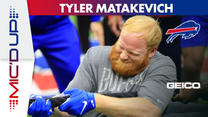 Buffalo Bills linebacker Tyler Matakevich (44) following an NFL football  game against the Cleveland Browns, Sunday, Nov. 20, 2022, in Detroit. (AP  Photo/Duane Burleson Stock Photo - Alamy