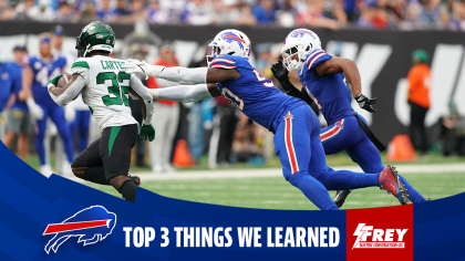 Top 3 things we learned about the Bills