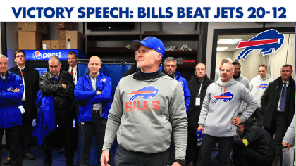 Sean McDermott praises Bills in locker room speech after beating Miami