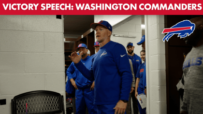 WATCH: Sean McDermott's Bills locker room speech post-Dolphins