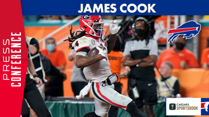 James Cook Draft Reaction  Buffalo Bills Draft Round 2 