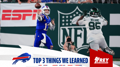 Top 3 things we learned from Bills vs. Dolphins