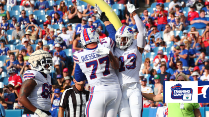 Buffalo Bills - Buffalo Bills s Siran Neal #29 - Return of the Blue & Red  Practice at New Era Field. Photo by Bill Wippert August 3, 2018