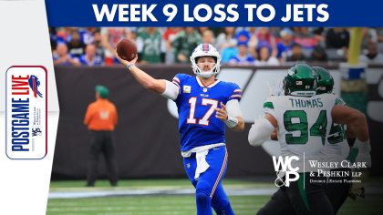 Breaking Down The Buffalo Bills Week 9 Loss To The New York Jets