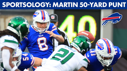 Sportsology: ECMC - Sam Martin's 50-Yard Punt & Damar Hamlin's key tackle  vs. Jets