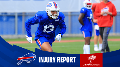 Gabe Davis and Ed Oliver out for Buffalo Bills on Monday Night