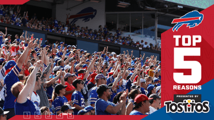 Bills fans, far and wide, revved up for home opener