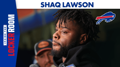 Buffalo Bills defensive linemen Shaq Lawson (90) works out during an NFL  football organized team activity Tuesday, May 21, 2019, in Orchard Park  N.Y. (AP Photo/Jeffrey T. Barnes Stock Photo - Alamy