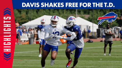 Camp Highlight: Josh Allen Pass To Gabe Davis