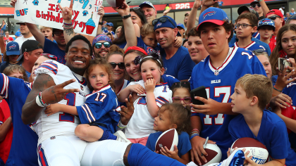 Bills fans travel near and far to watch team in Return of Blue & Red