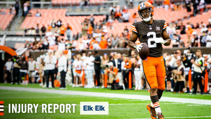 Browns vs. Steelers Injury Report — Week 2