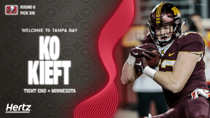 2022 NFL Draft: Tight End Ko Kieft, Minnesota, Round 6, Pick 218