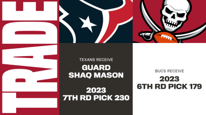 Tampa Bay Buccaneers acquire guard Shaq Mason from Patriots