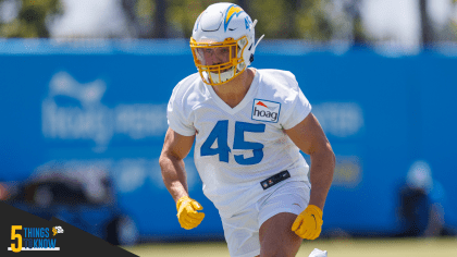 Bryce Callahan Los Angeles Chargers Game-Used #23 White Jersey vs. Houston  Texans on October 2 2022