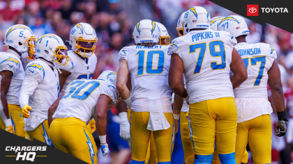 Tre' McKitty of the Los Angeles Chargers fails to catch a pass