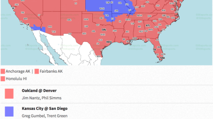 NFL Coverage Map Week 15: TV Schedule for CBS, FOX Broadcasts