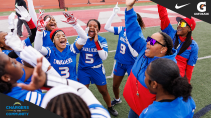 Chargers and Corey Liuget Team Up to Host San Diego Girls Flag Event