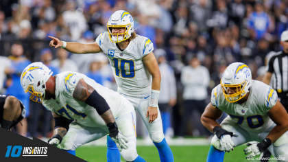 10 standout numbers from Justin Herbert's superb second NFL season with the  L.A. Chargers 