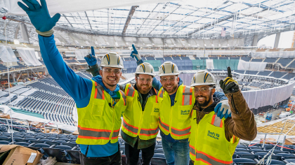 Go behind the scenes in the SoFi Stadium control room before the Los  Angeles Chargers' home opener against the Kansas City Chiefs