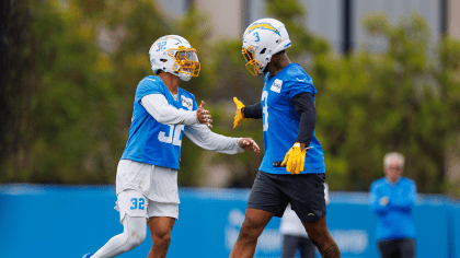 Los Angeles Chargers safety Derwin James Jr (33) during training camp on  Tuesday, Aug 17, 2021, in Costa Mesa, Calif. (Dylan Stewart/Image of Sport  vi Stock Photo - Alamy