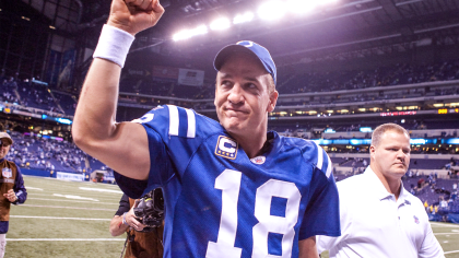 Colts greats Edgerrin James and Peyton Manning will officially receive  their Pro Football Hall of Fame commemorative rings on Sept. 19 at Lucas  Oil Stadium